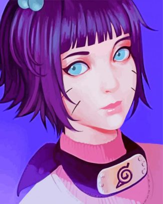 Himawari Uzumaki from naruto anime diamond painting