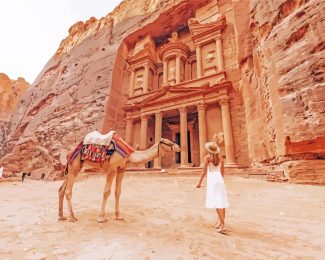 Historical Monument Petra diamond painting