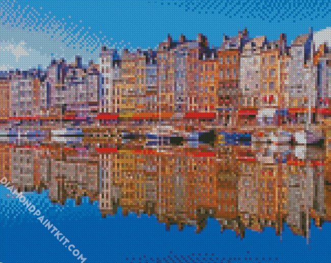 Honfleur building diamond paintings