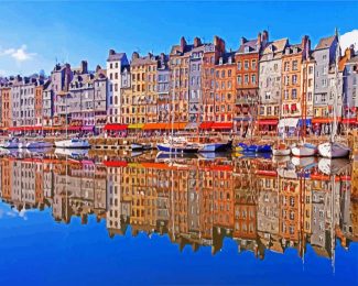 Honfleur building diamond paintings