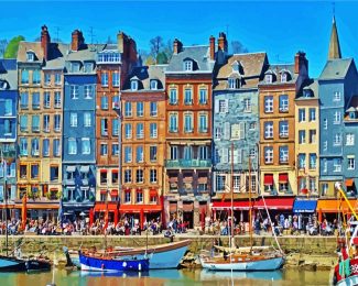 Honfleur france diamond painting