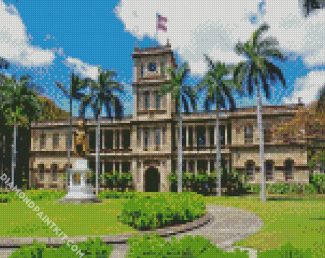 Honolulu Aliʻiolani Hale diamond paintings