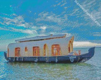 House boat diamond paintings