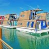 Houseboats diamond painting