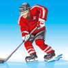 Ice Hockey Player diamond painting