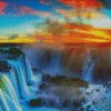 Iguazu waterfall diamond paintings