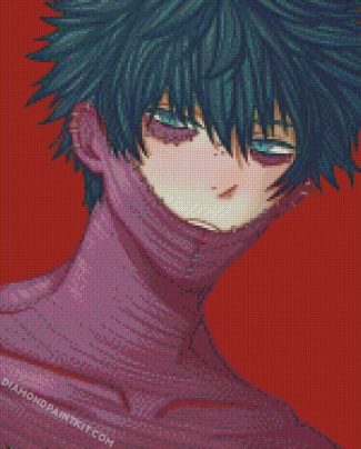 Illustration Dabi Anime Character diamond paintings