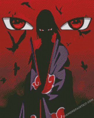 Itachi Uchiha Red Eyes diamond paintings