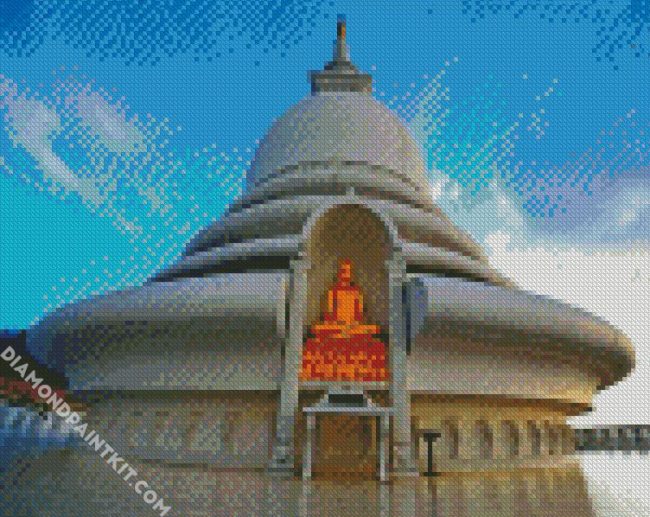 Japanese Peace Pagoda Galle diamond paintings