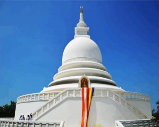 Japanese Peace Pagoda diamond painting