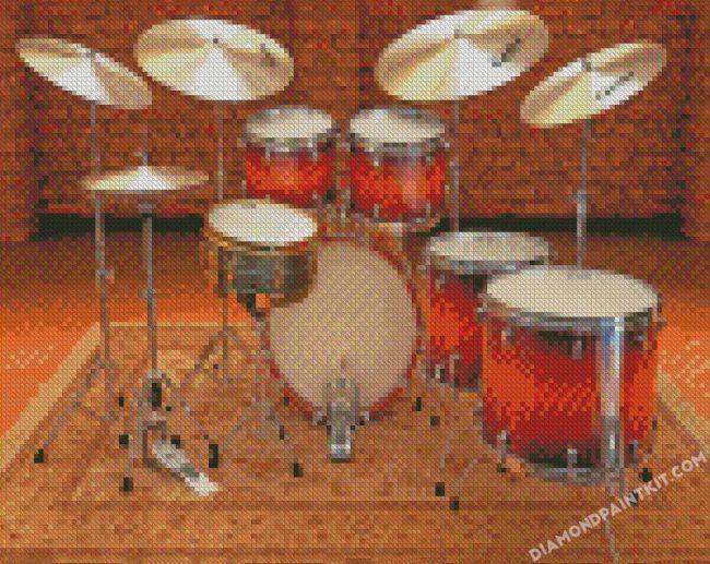 Jazz Drums diamond paintings