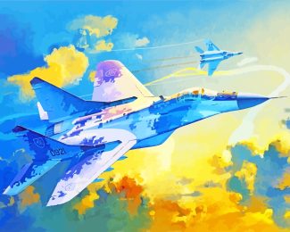 Jet Aircraft Art diamond painting