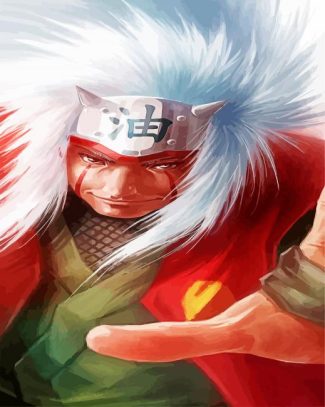 Jiraiya from naruto anime diamond painting