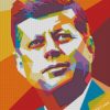 John F Kennedy Pop Art diamond paintings