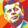 John F Kennedy Pop Art diamond painting