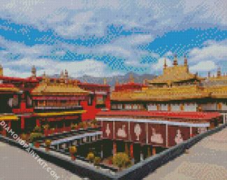 Jokhang Temple Lhasa diamond paintings