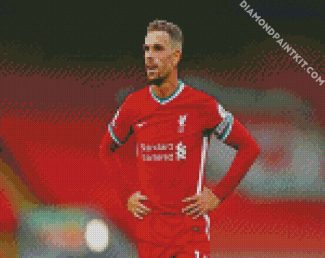 Jordan Henderson footballer diamond paintiings