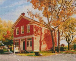 Joseph Smith s Red Brick Store Nauvoo diamond painting