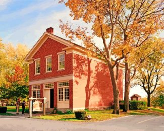 Joseph Smith s Red Brick Store Nauvoo diamond painting