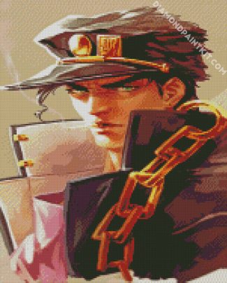 Jotaro kujo anime diamond paintings