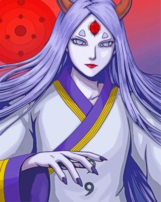 Kaguya Ōtsutsuki naruto anime diamond painting