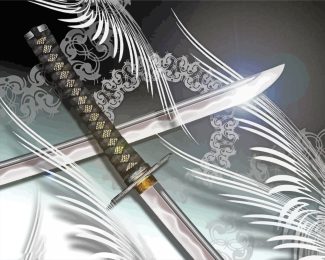 Katana Sword diamond painting