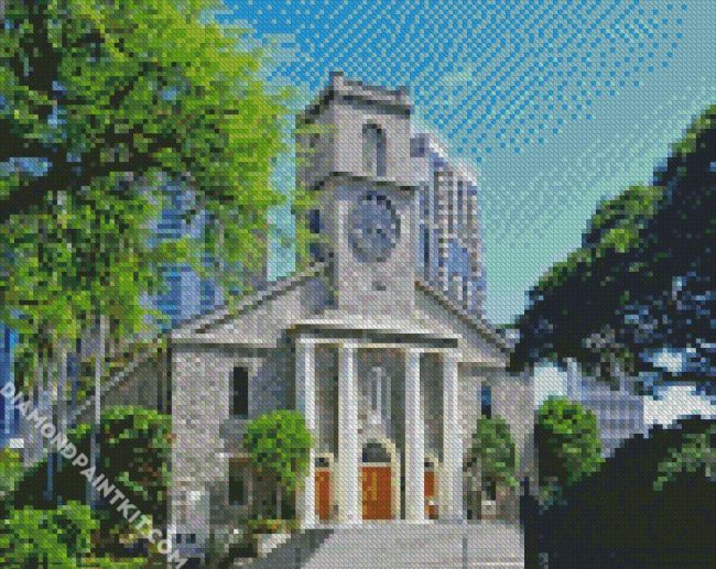 Kawaiahaʻo Church Honolulu diamond paintings