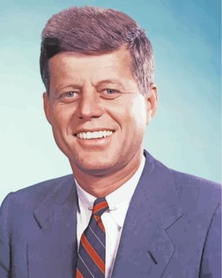 Kennedy President diamond painting