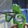 Kermit playing music diamond paintings