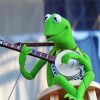 Kermit playing music diamond paintings