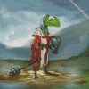 Kermit the sad warrior diamond paintings