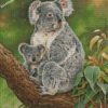 Koala Mother and Baby diamond paintings