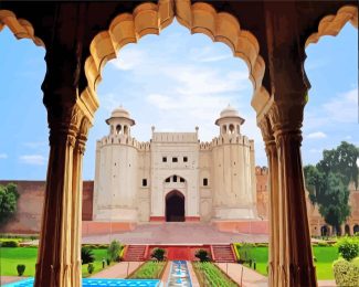 Lahore Fort pakistane lahore diamond painting