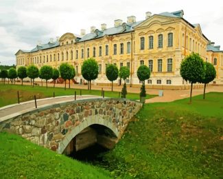 Latvian National Museum of Art building diamond paintings