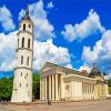 Lietuva Cathedral Square diamond painting