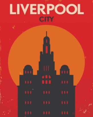 Liverpool City Poster diamond painting