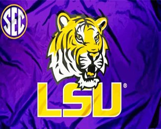 Lsu tiger diamond painting