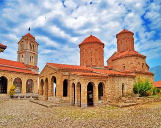 Macedonia Monastery of St Naum diamond painting