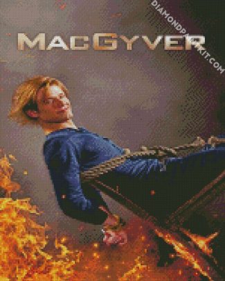 Macgyver Illustration diamond paintings