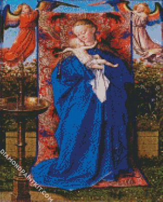 Madonna at the Fountain by Jan van Eyck diamond paintings