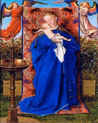 Madonna at the Fountain by Jan van Eyck diamond paintings