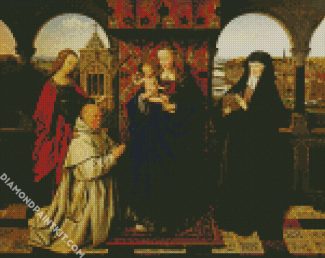 Madonna of Jan Vos Jan van Eyck diamond paintings