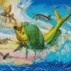 mahi mahi fish diamond paintings