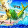 mahi mahi fish diamond paintings