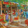 Market diamond paintings