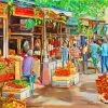 Market diamond paintings