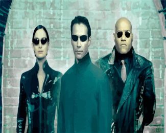 Matrix movie diamond painting