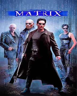 Matrix poster diamond painting