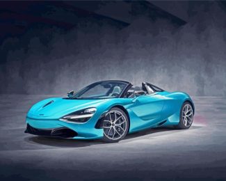 McLaren 720S Spider diamond painting