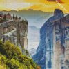 Meteora greek diamond paintings